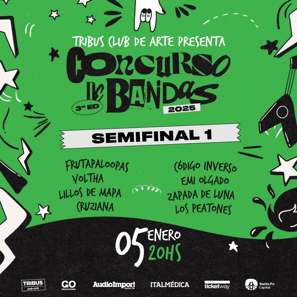 LLEGA LA PRIMERA SEMIFINAL DEL  CONCURSO DE BANDAS DE TRIBUS CLUB DE ARTE