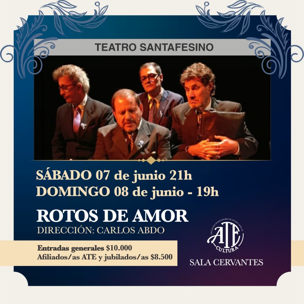 Fin de semana a puro teatro en la Sala Cervantes. 🎭