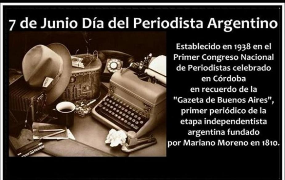 DÍA DEL PERIODISTA 