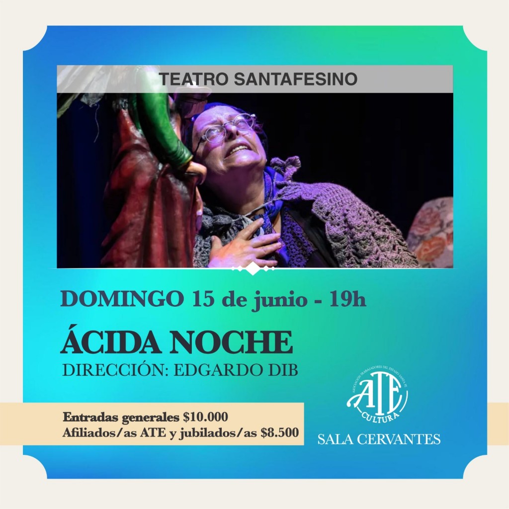 Domingo a puro teatro en la Sala Cervantes🎭 