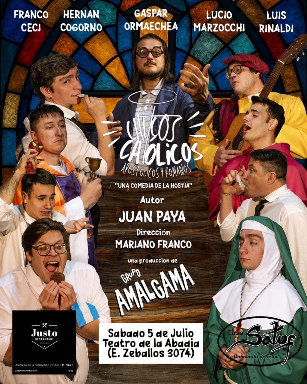 CHICOS CATOLICOS APOSTOLICOS Y ROMANOS (Una comedia de la hostia)