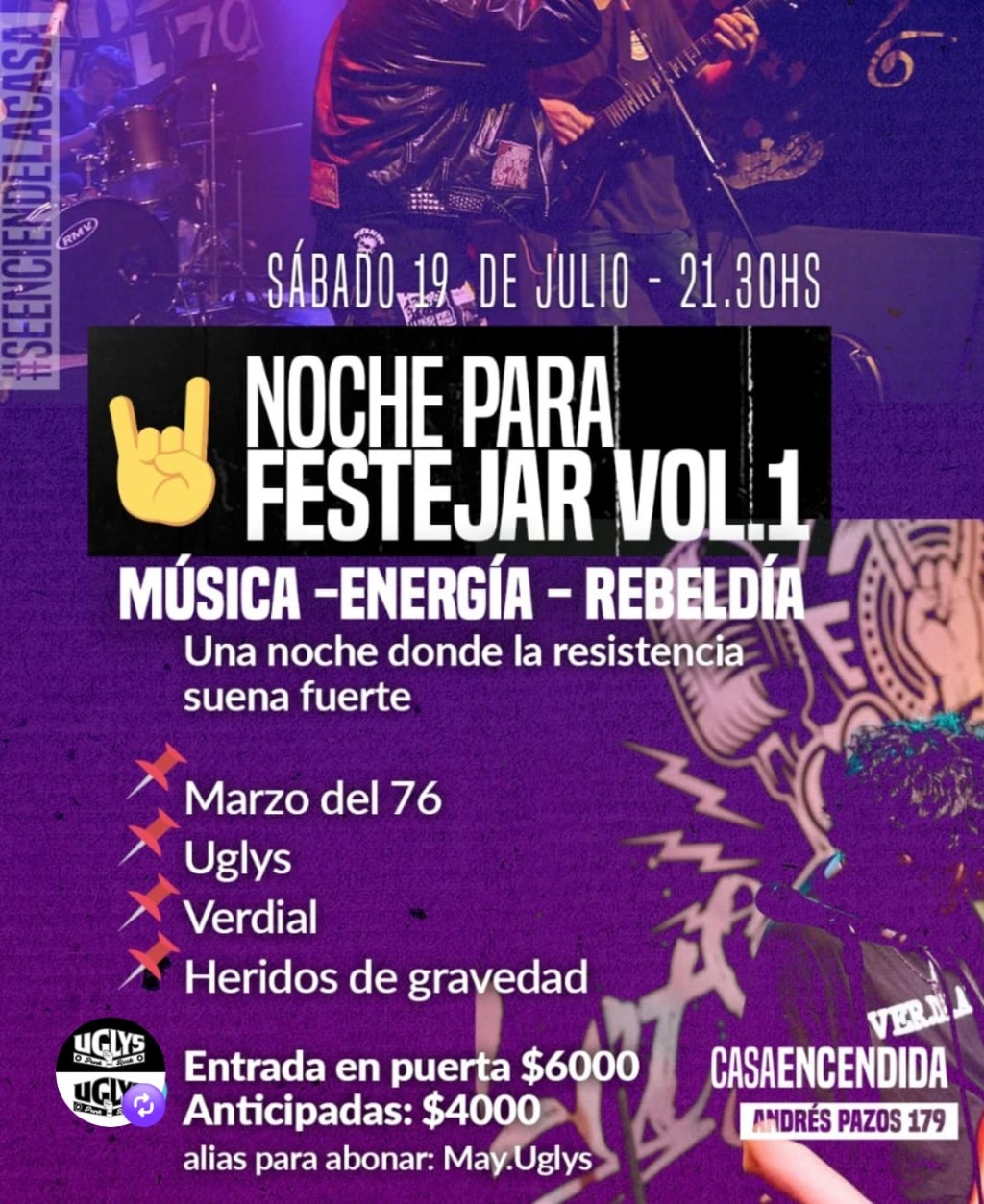 CASA ENCENDIDA - NOCHE PARA FESTEJAR VOL. 1