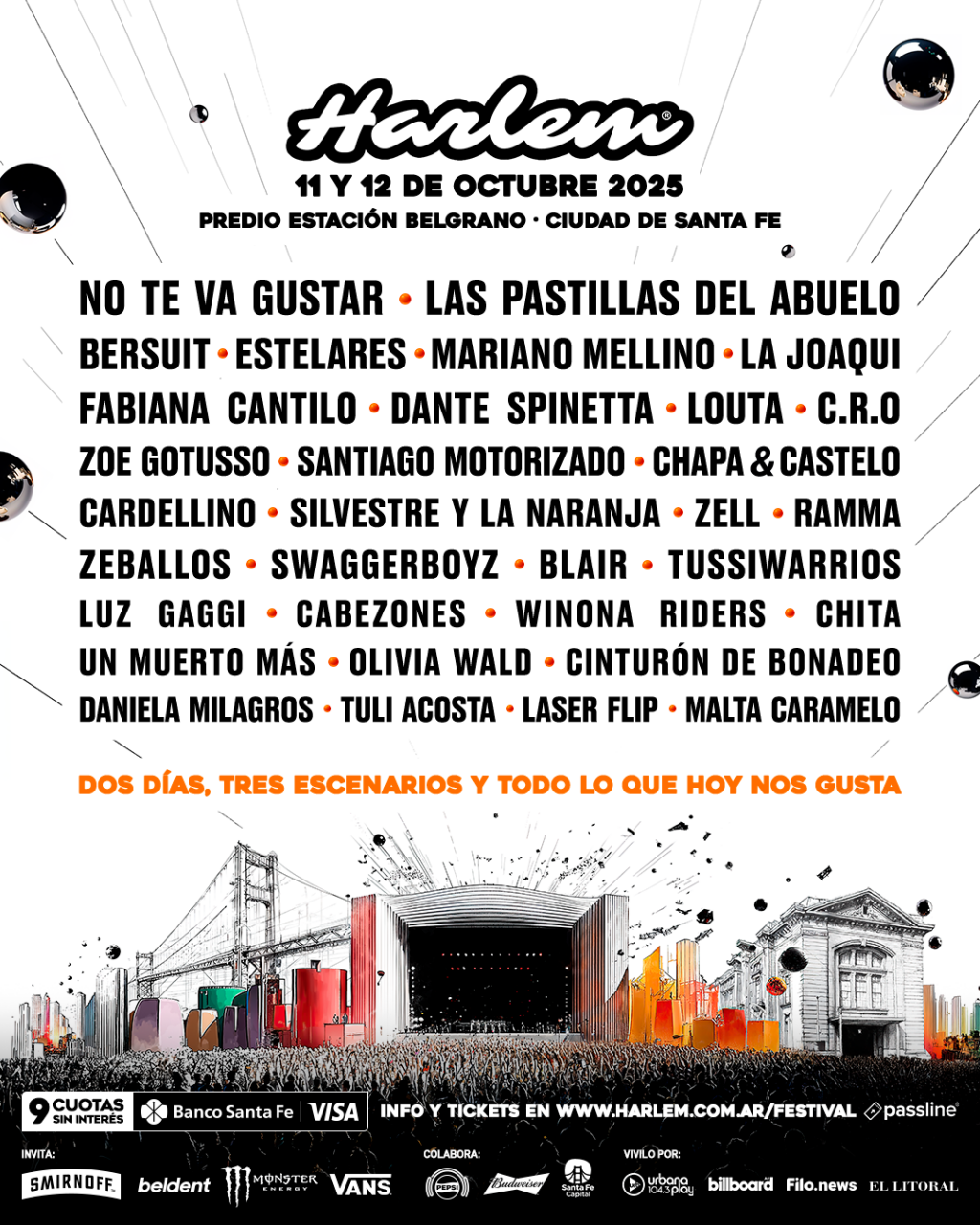 HARLEM FESTIVAL ANUNCIA SU LINEUP 2025!