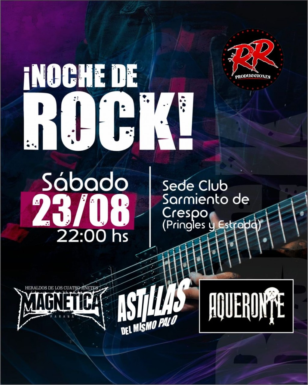 “NOCHES DE ROCK” EN CRESPO – UNA VELADA A PURA POTENCIA