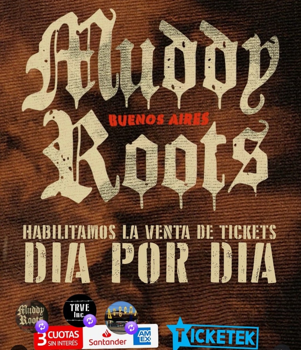 MUDDY ROOTS REGRESA A BUENOS AIRES EN NOVIEMBRE