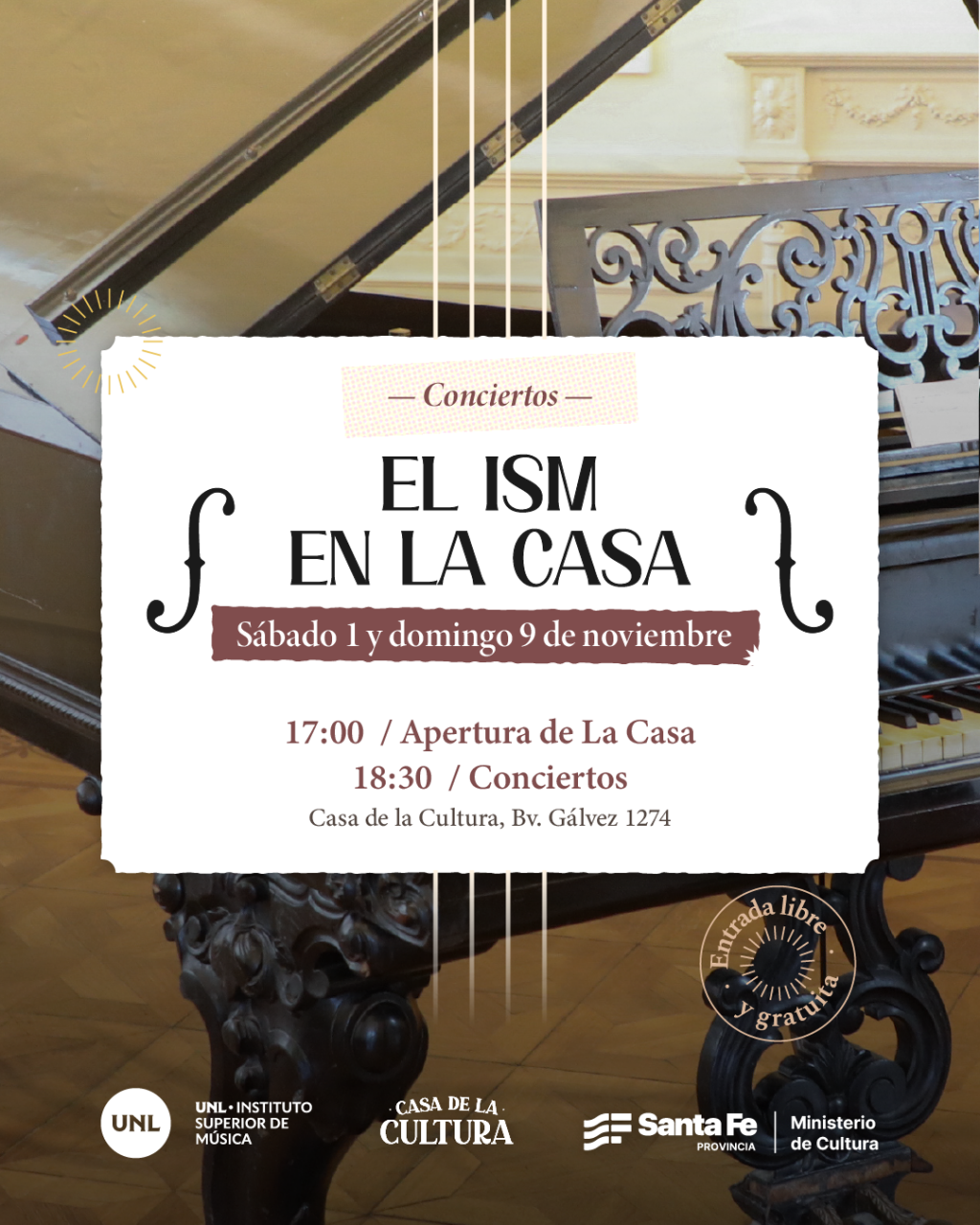 Conciertos en Casa de la Cultura