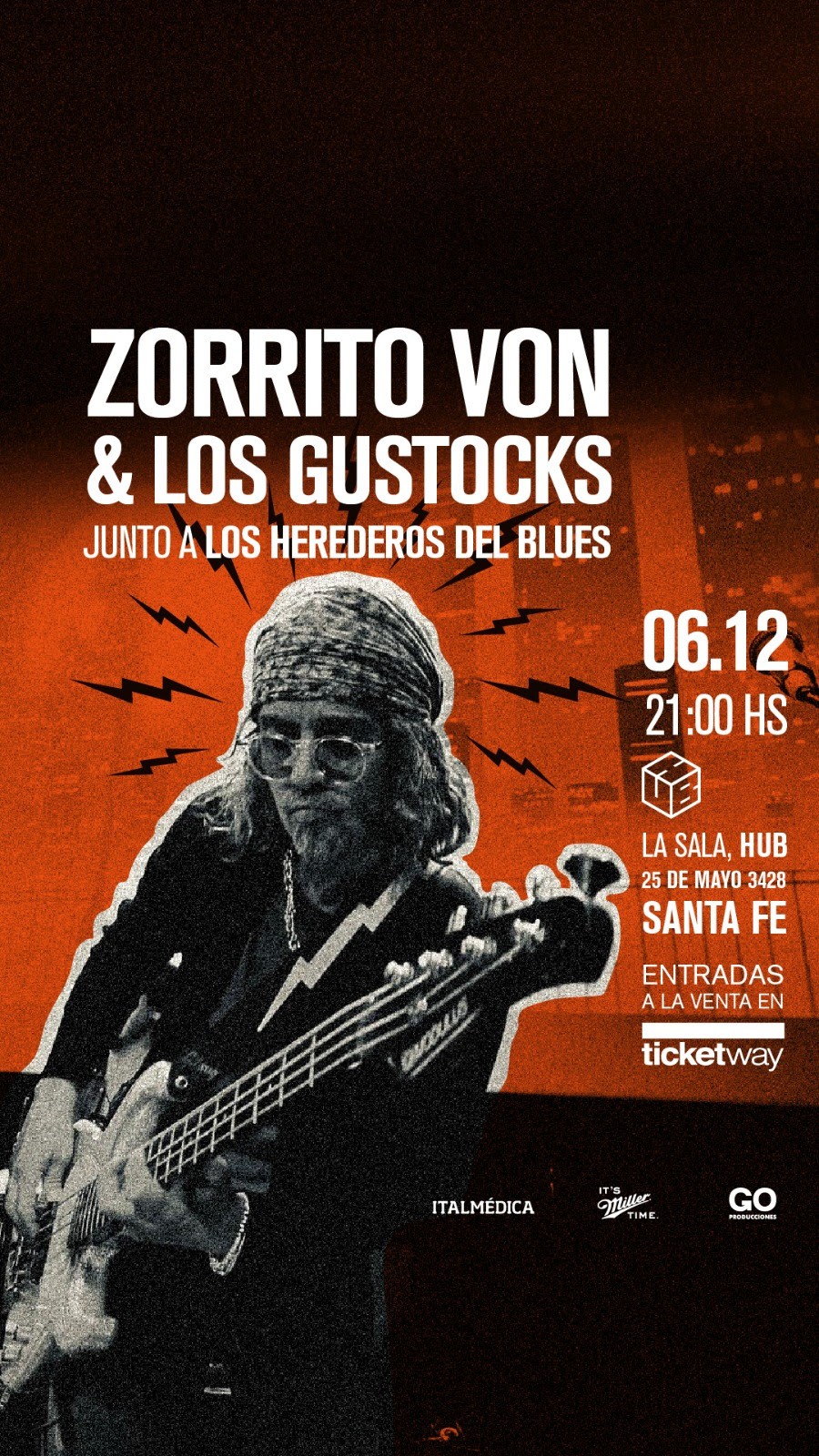 ZORRITO VON & LOS GUSTOCKS EN HUB